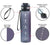 SEEPAR 1-Litre Water Bottle with Time and Hydration Markers, Durable and Leak-Proof Water Bottle,  Comes in 4 Eye Catching Colors